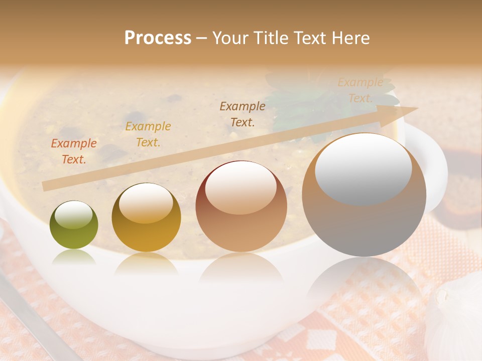 Lunch Plate Garlic PowerPoint Template