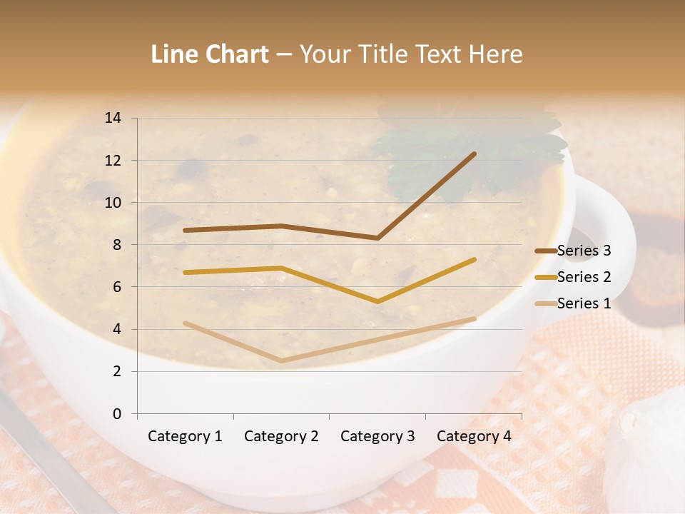 Lunch Plate Garlic PowerPoint Template