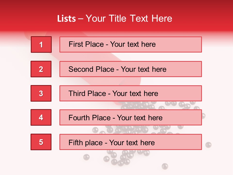 Gun Copper Bullet PowerPoint Template