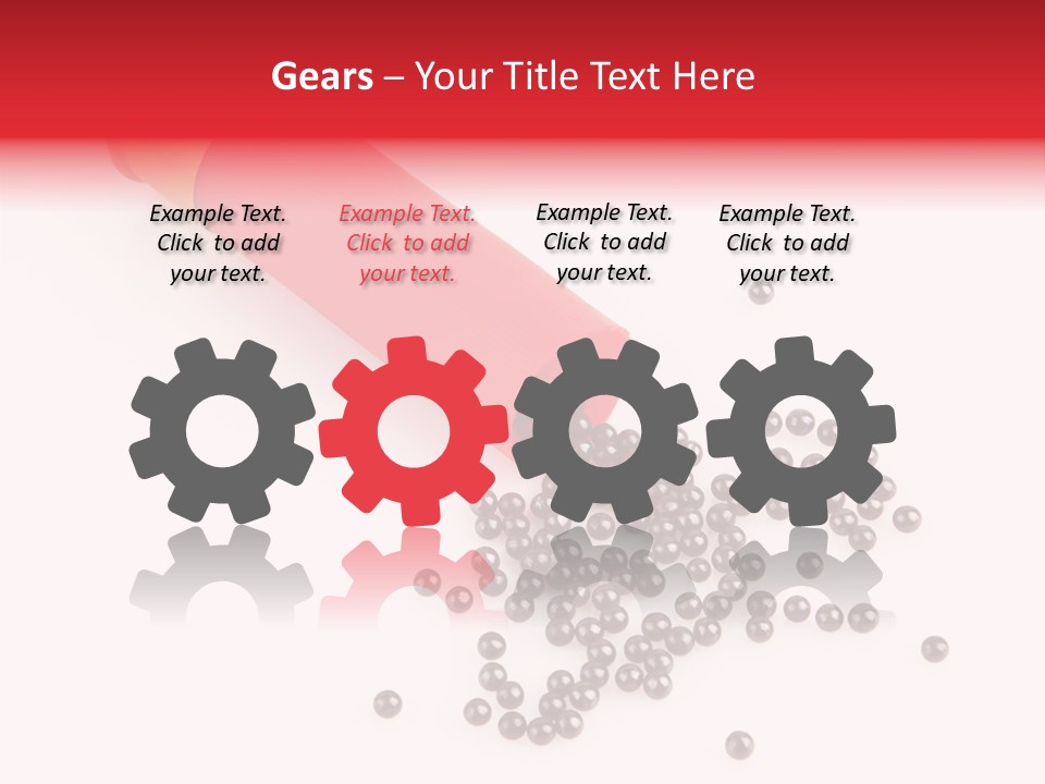 Gun Copper Bullet PowerPoint Template