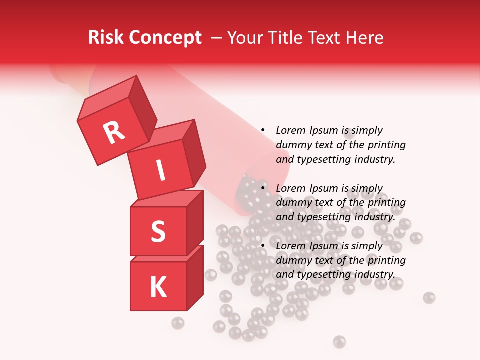 Gun Copper Bullet PowerPoint Template