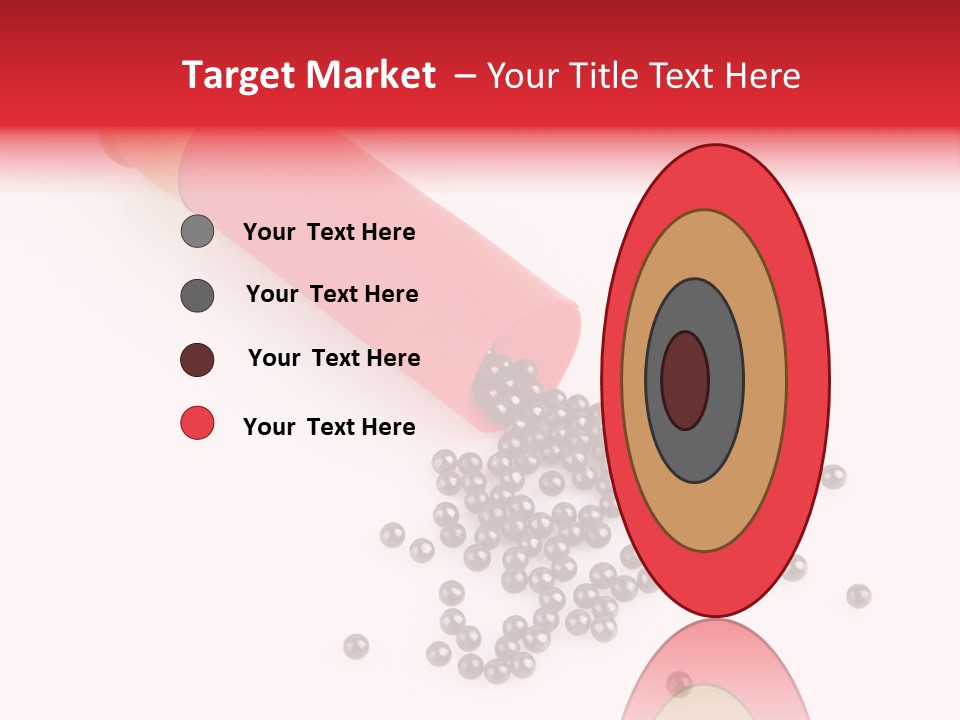 Gun Copper Bullet PowerPoint Template