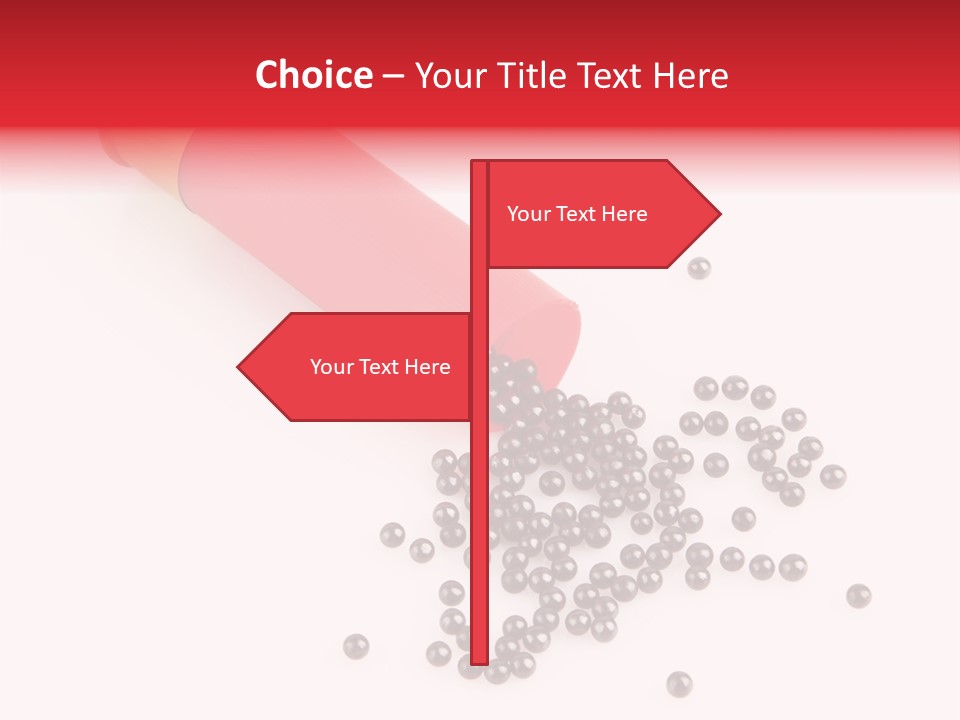 Gun Copper Bullet PowerPoint Template