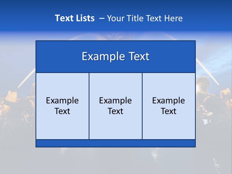 Statue Water Paris PowerPoint Template