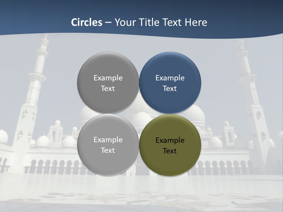 Emirates Marble Minaret PowerPoint Template
