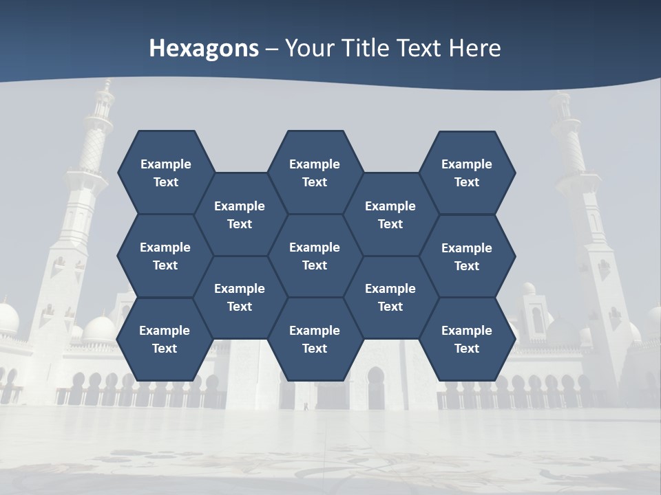 Emirates Marble Minaret PowerPoint Template