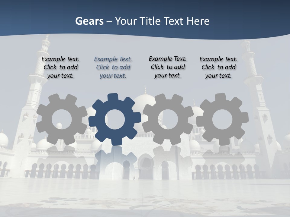 Emirates Marble Minaret PowerPoint Template