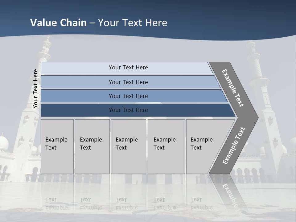 Emirates Marble Minaret PowerPoint Template