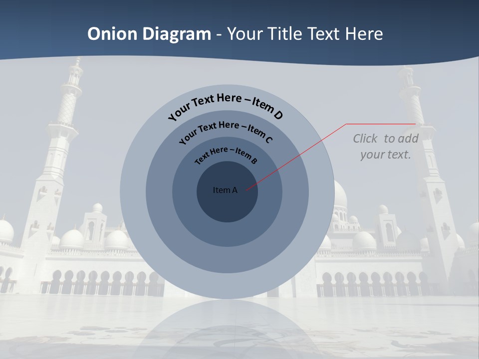 Emirates Marble Minaret PowerPoint Template