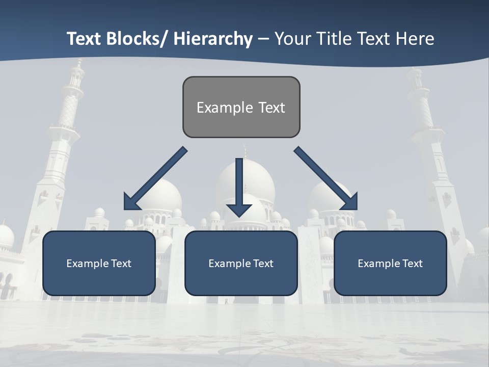 Emirates Marble Minaret PowerPoint Template