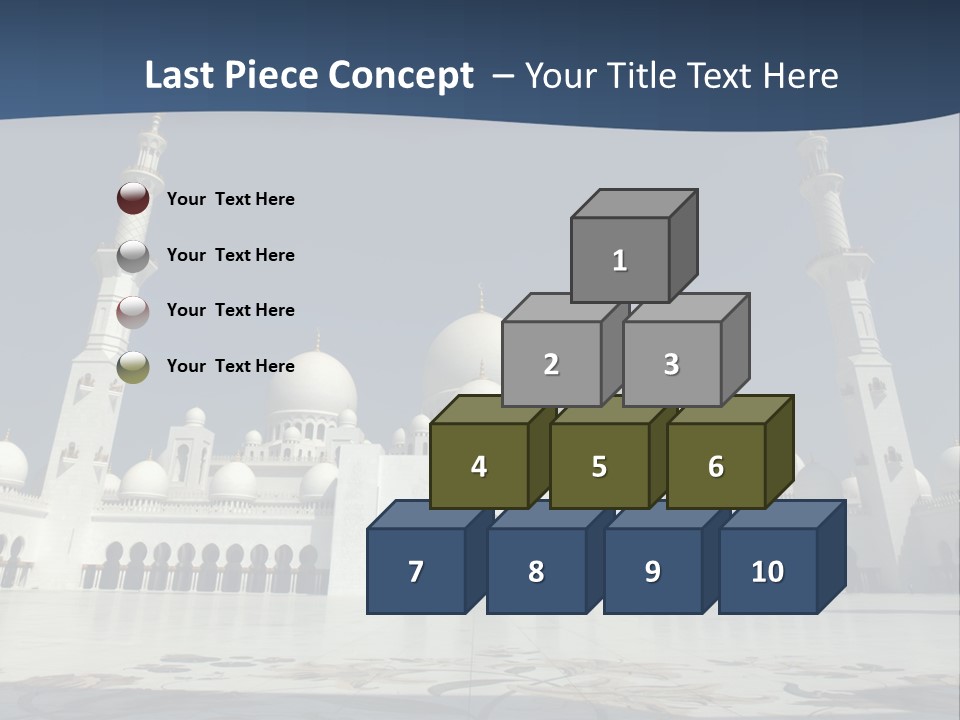 Emirates Marble Minaret PowerPoint Template