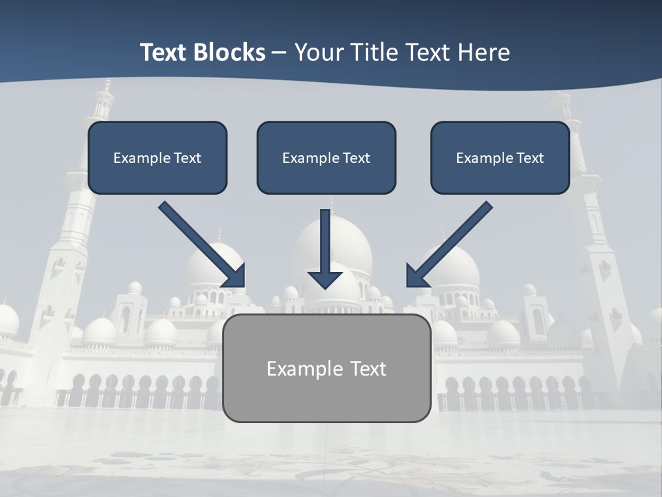 Emirates Marble Minaret PowerPoint Template