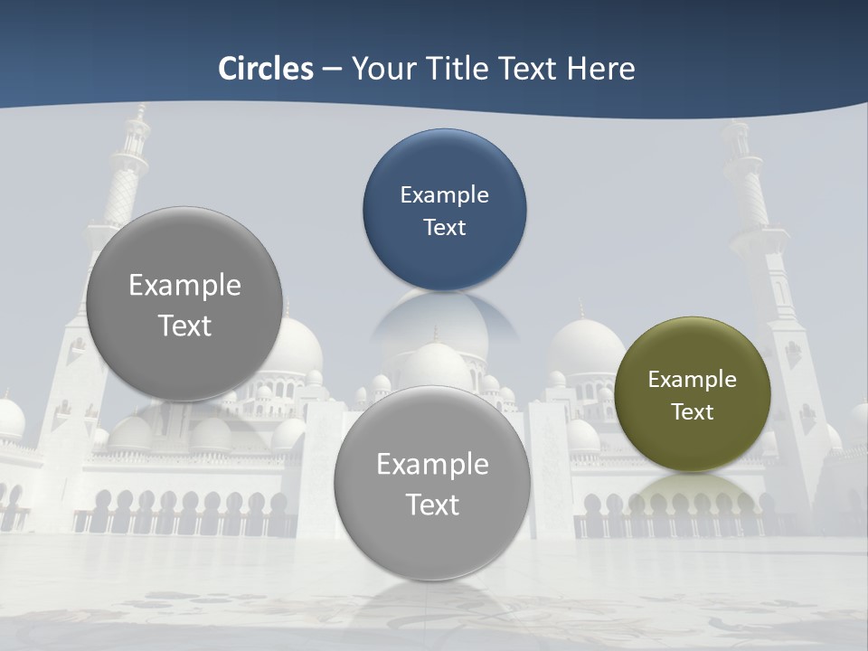 Emirates Marble Minaret PowerPoint Template