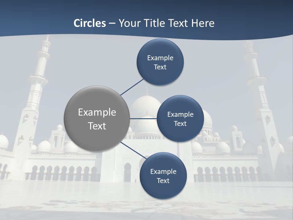 Emirates Marble Minaret PowerPoint Template