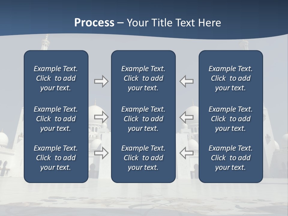 Emirates Marble Minaret PowerPoint Template