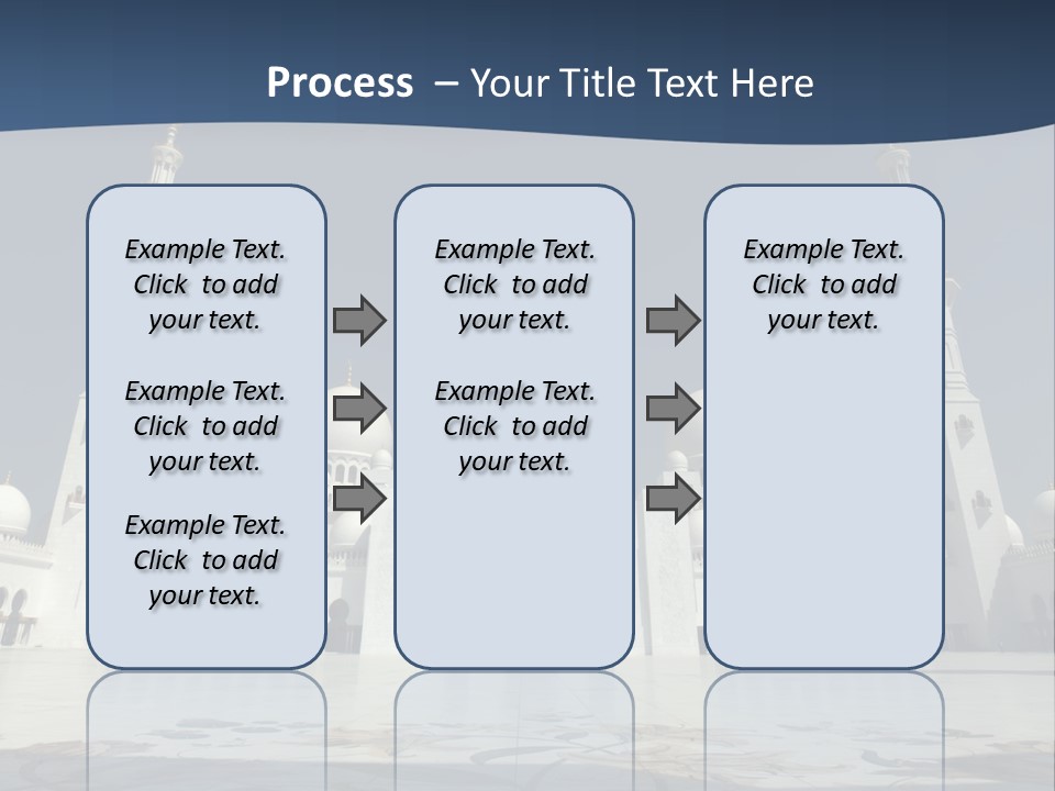 Emirates Marble Minaret PowerPoint Template