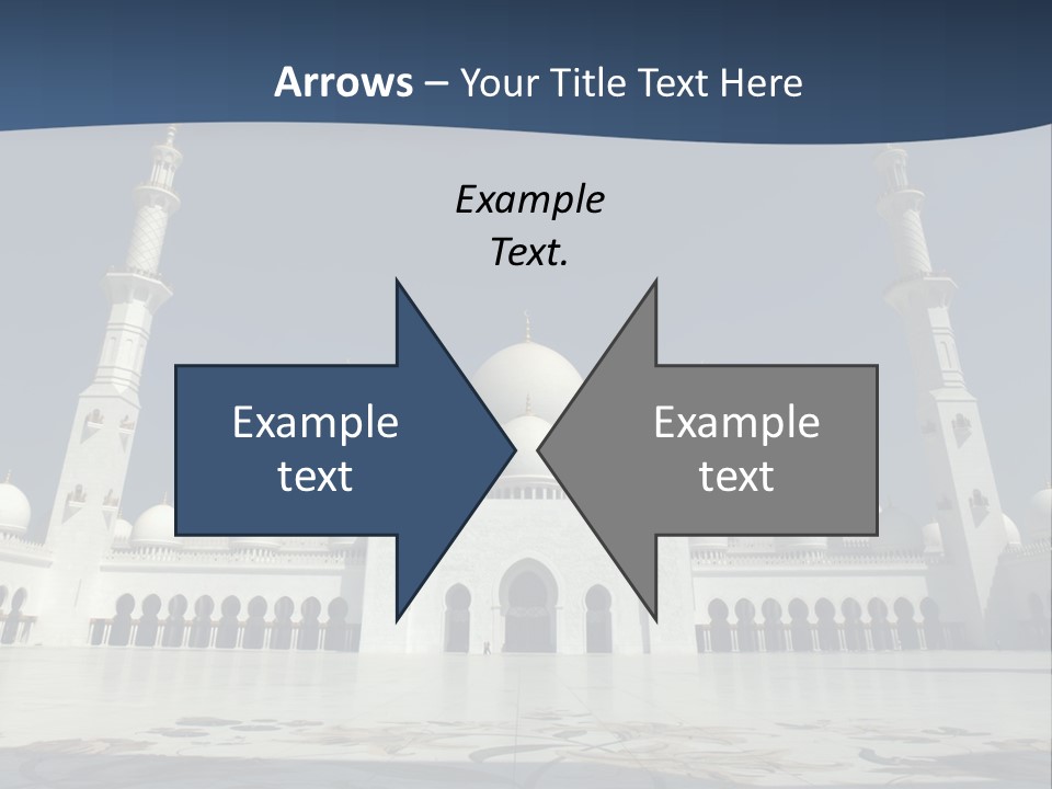 Emirates Marble Minaret PowerPoint Template
