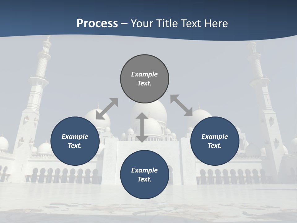 Emirates Marble Minaret PowerPoint Template