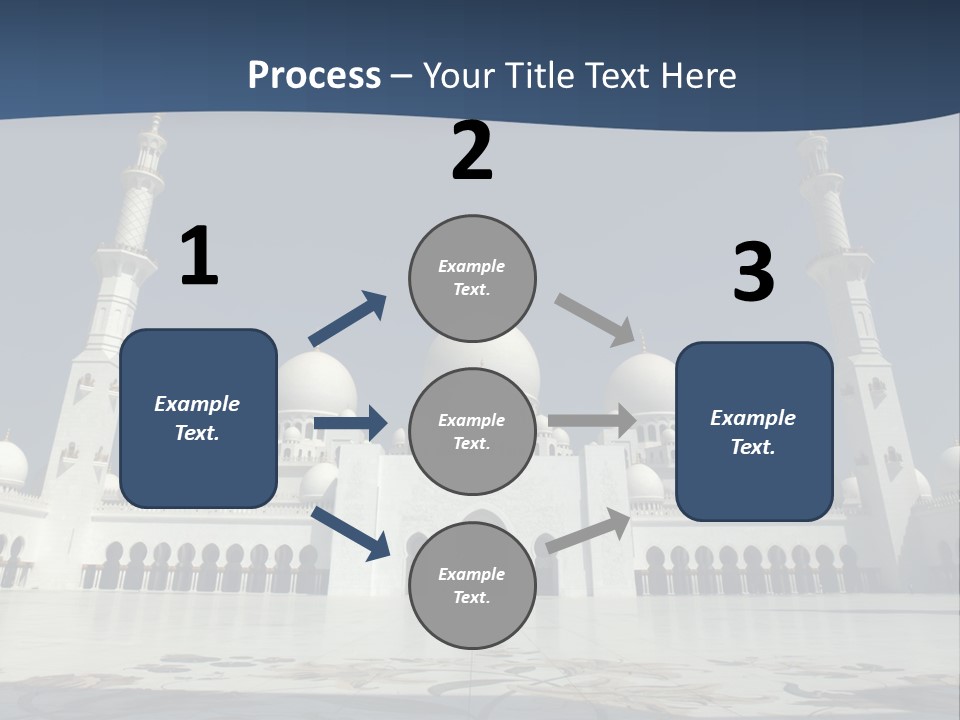 Emirates Marble Minaret PowerPoint Template