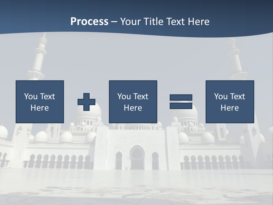 Emirates Marble Minaret PowerPoint Template