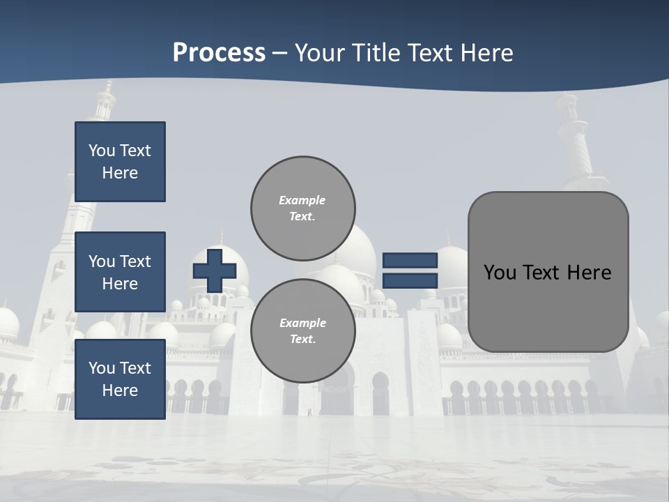 Emirates Marble Minaret PowerPoint Template