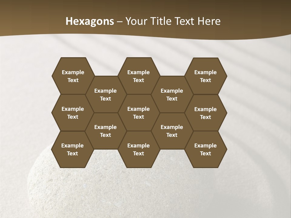 Zen Roadsign Sandstone PowerPoint Template