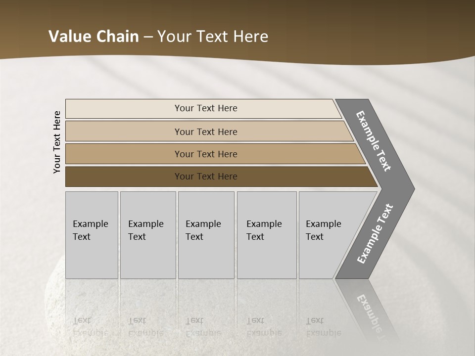 Zen Roadsign Sandstone PowerPoint Template