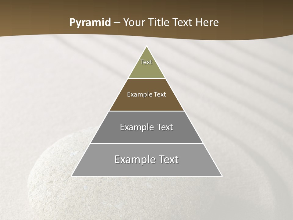 Zen Roadsign Sandstone PowerPoint Template