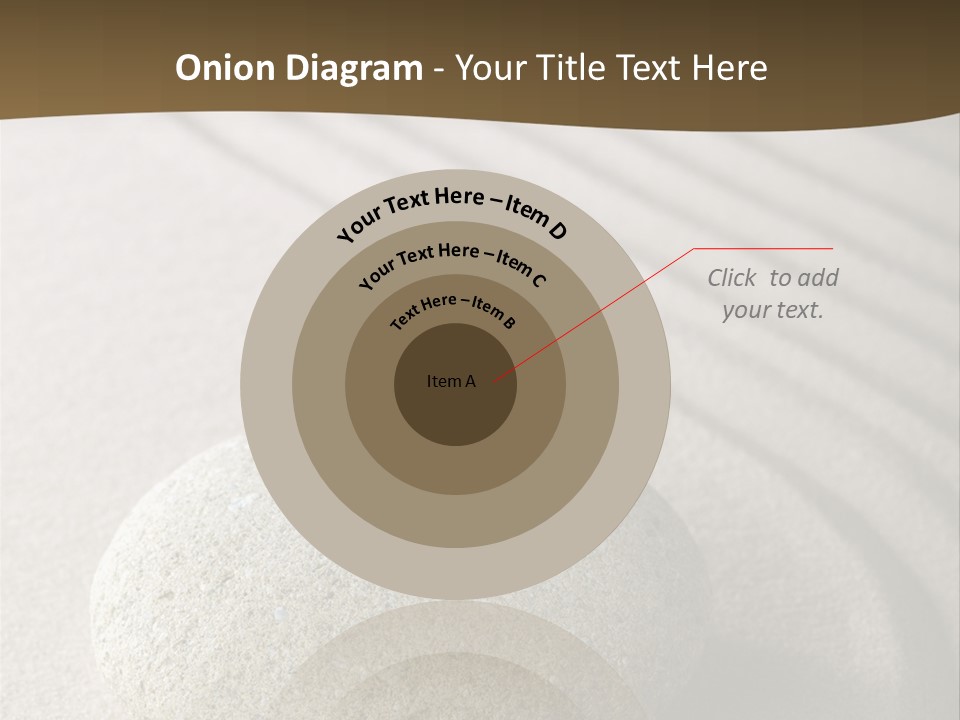 Zen Roadsign Sandstone PowerPoint Template