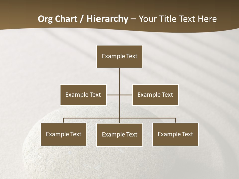 Zen Roadsign Sandstone PowerPoint Template