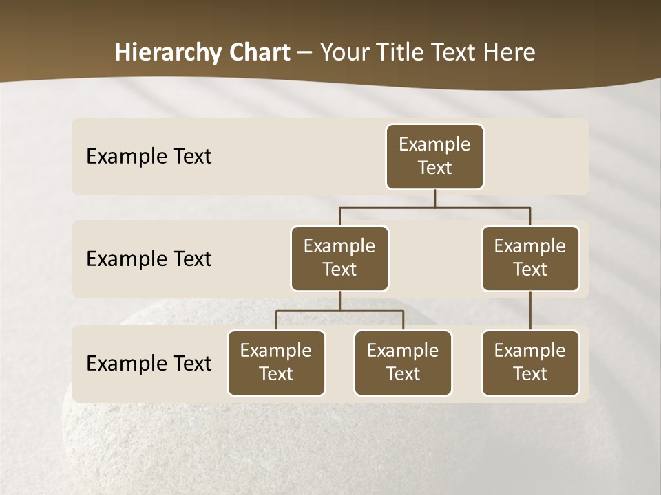 Zen Roadsign Sandstone PowerPoint Template