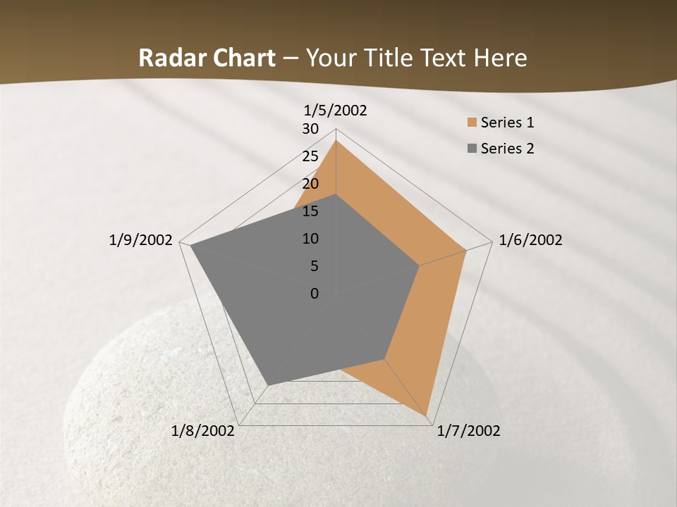 Zen Roadsign Sandstone PowerPoint Template
