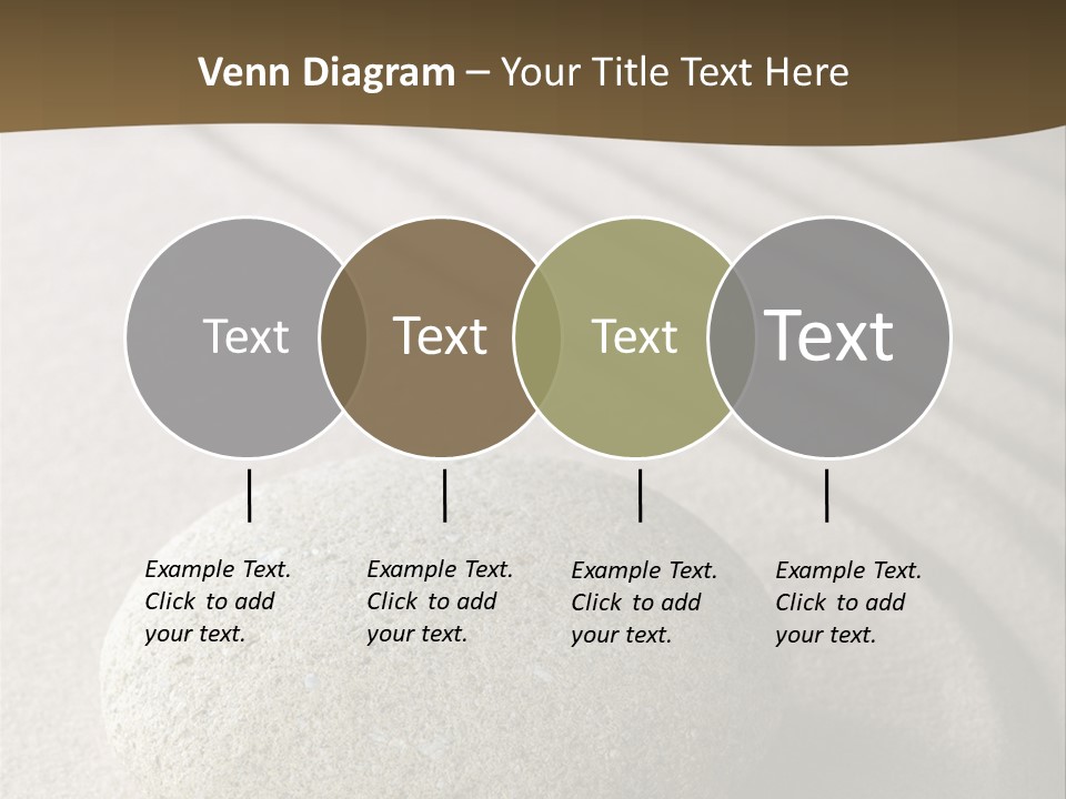 Zen Roadsign Sandstone PowerPoint Template