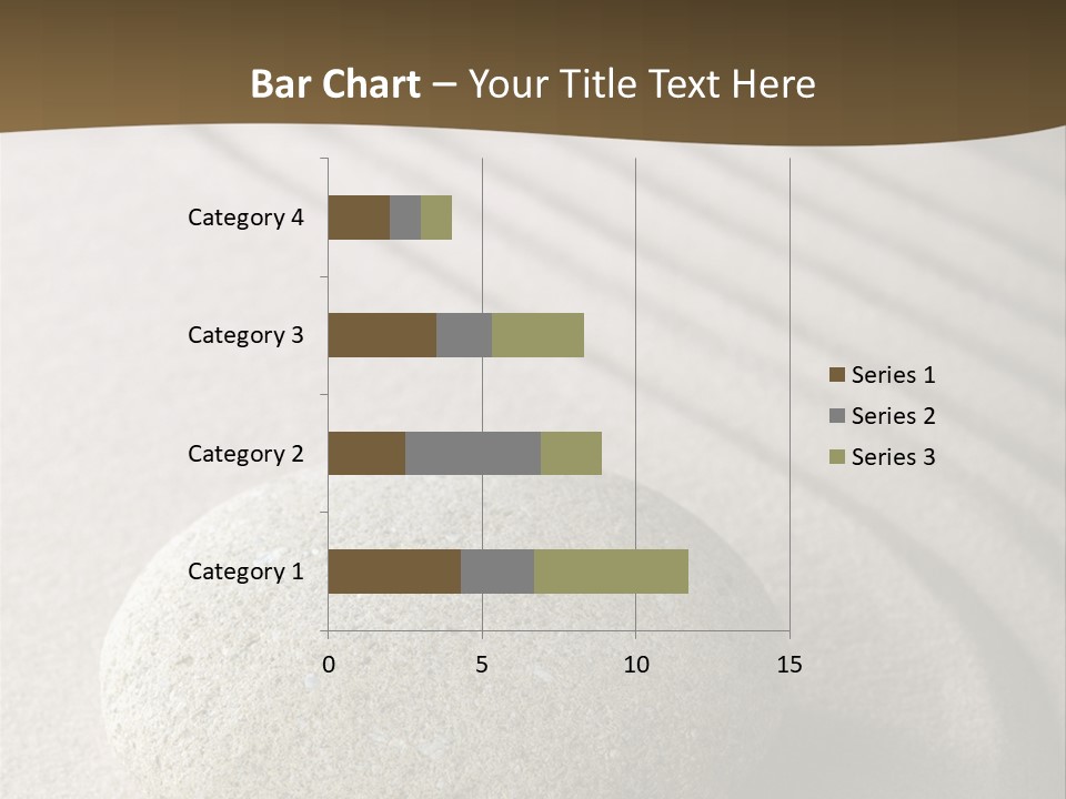 Zen Roadsign Sandstone PowerPoint Template