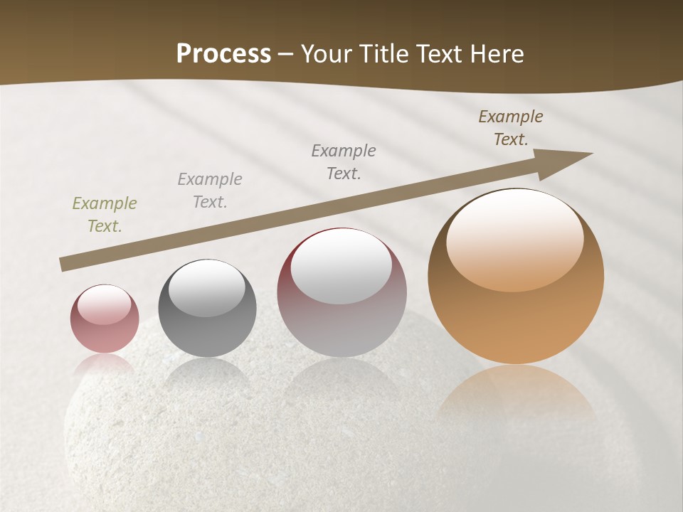 Zen Roadsign Sandstone PowerPoint Template