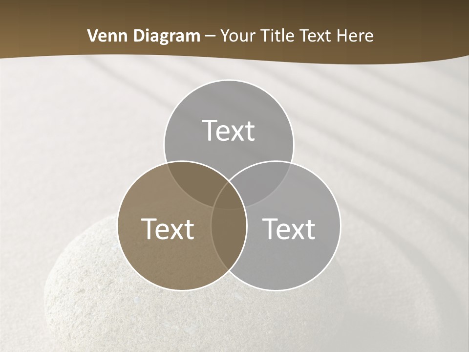 Zen Roadsign Sandstone PowerPoint Template