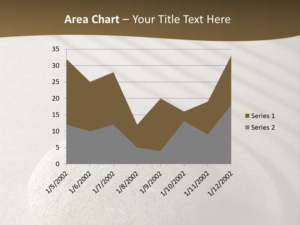 Zen Roadsign Sandstone PowerPoint Template