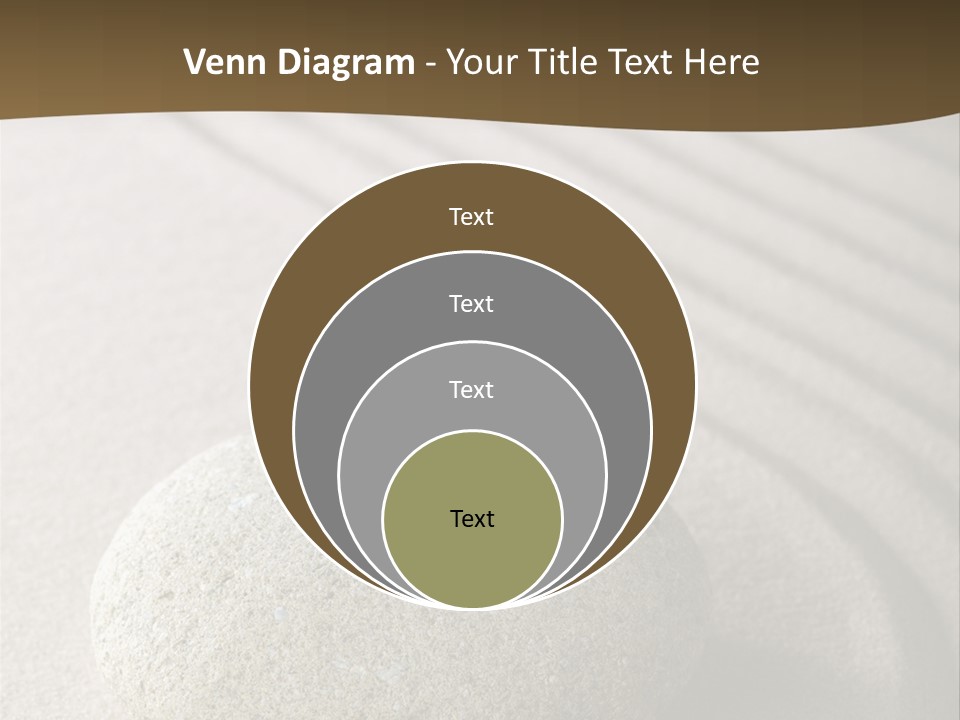 Zen Roadsign Sandstone PowerPoint Template