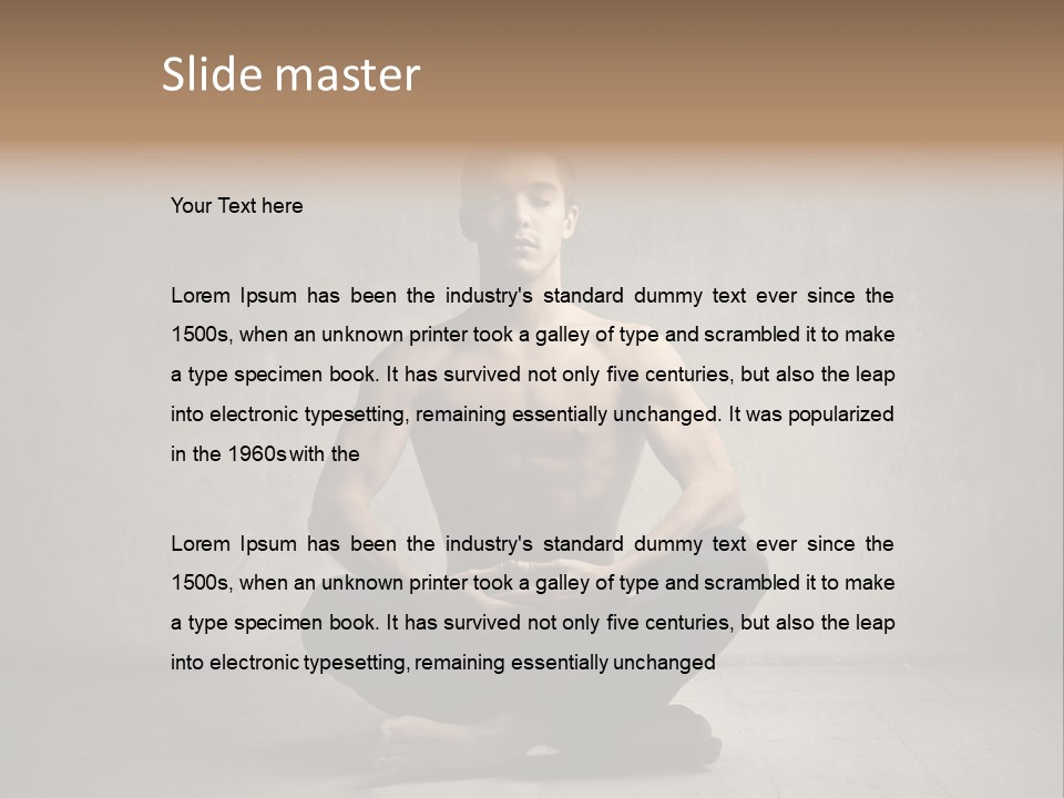 Power Abdominal Background PowerPoint Template