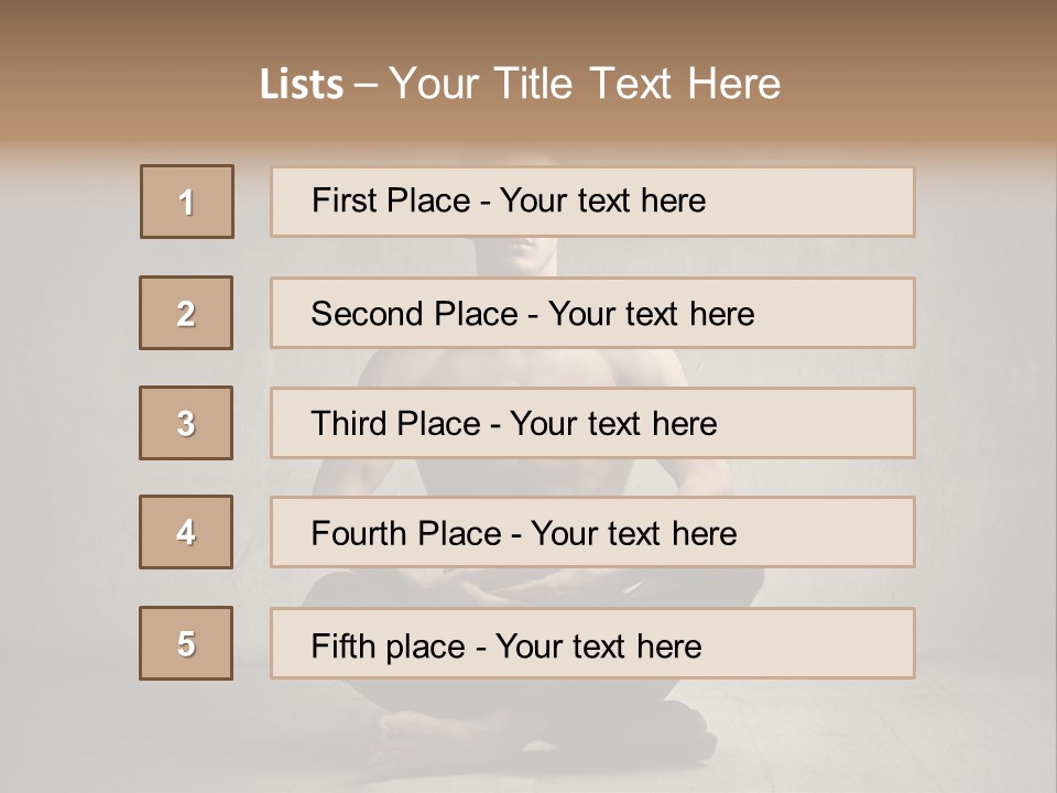Power Abdominal Background PowerPoint Template