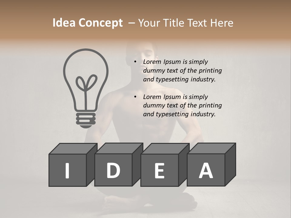 Power Abdominal Background PowerPoint Template