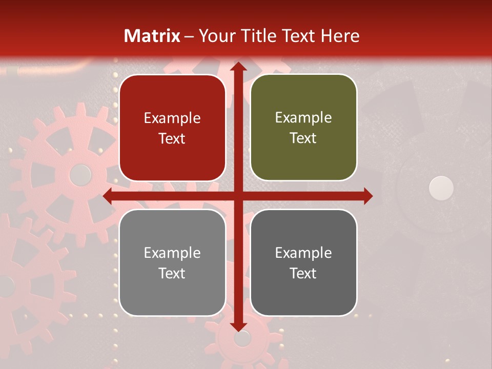Gear Engine Technical PowerPoint Template