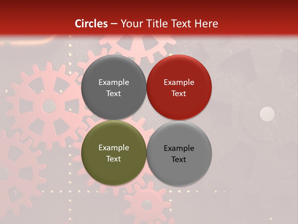 Gear Engine Technical PowerPoint Template