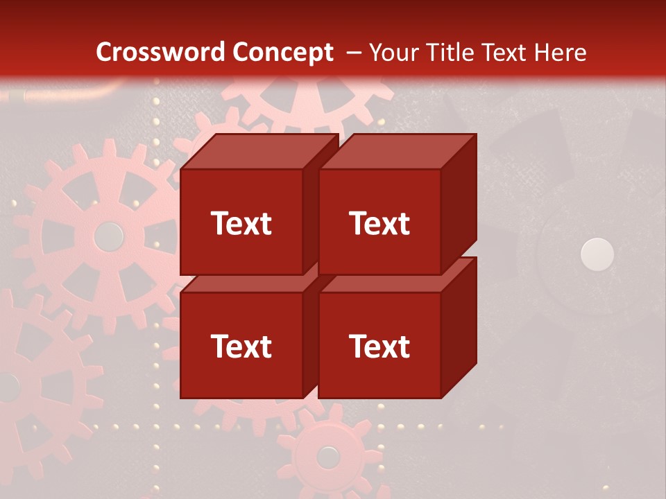 Gear Engine Technical PowerPoint Template