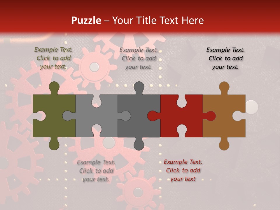 Gear Engine Technical PowerPoint Template