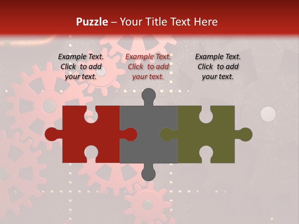 Gear Engine Technical PowerPoint Template