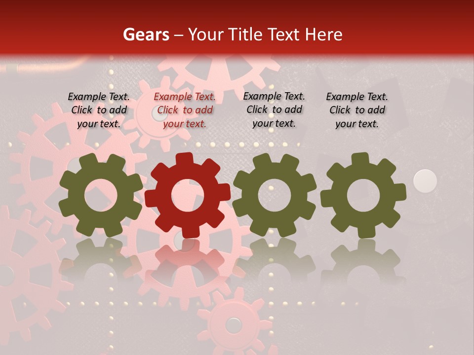 Gear Engine Technical PowerPoint Template