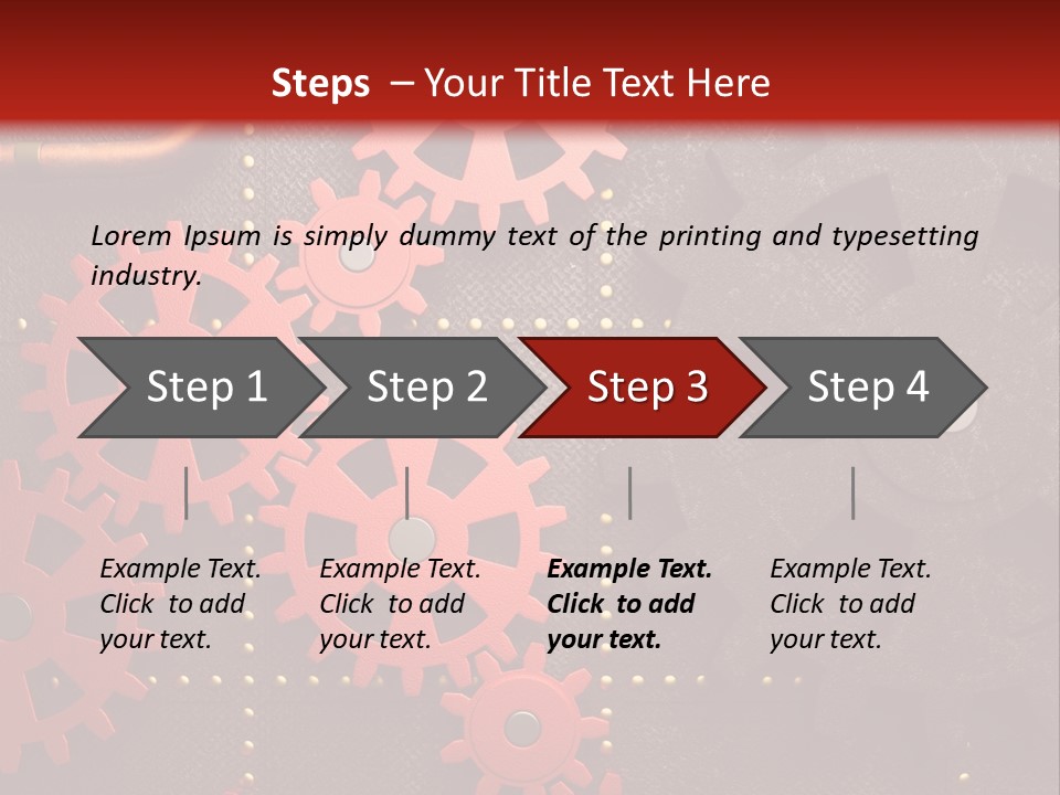 Gear Engine Technical PowerPoint Template