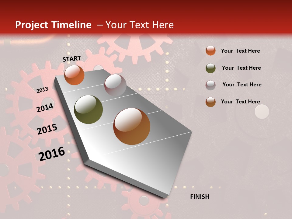 Gear Engine Technical PowerPoint Template
