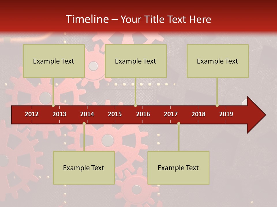 Gear Engine Technical PowerPoint Template